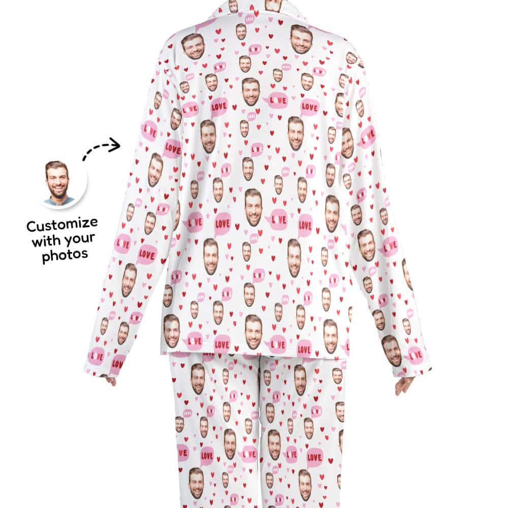 cute pajama set back