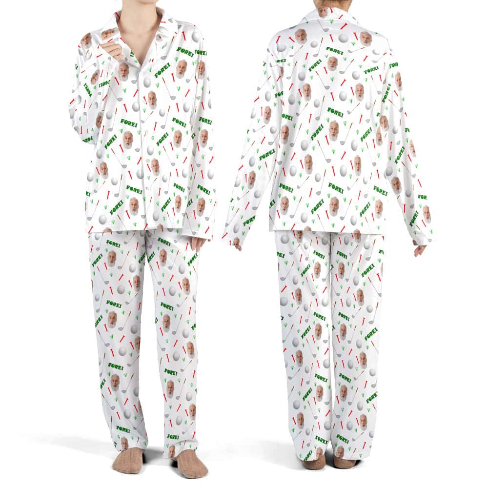 golf themed pajamas set