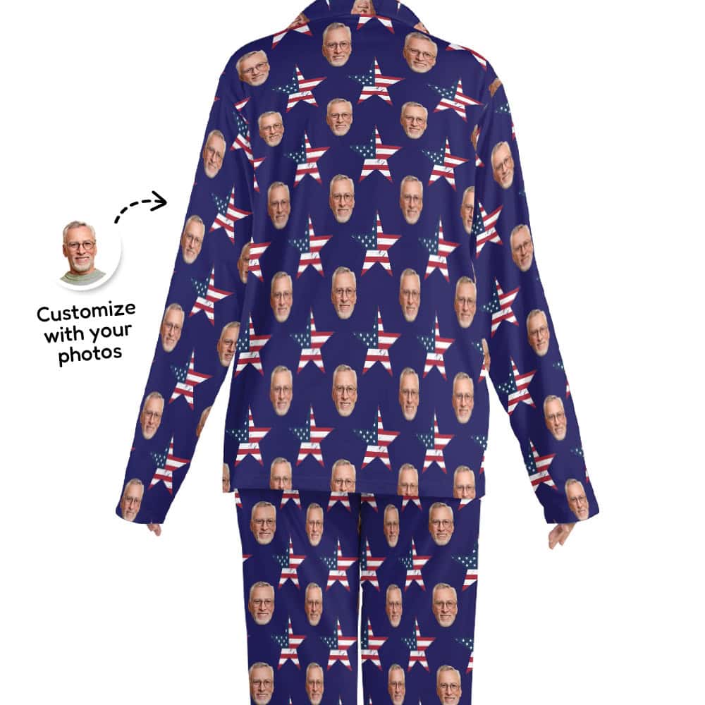 usa pajamas back
