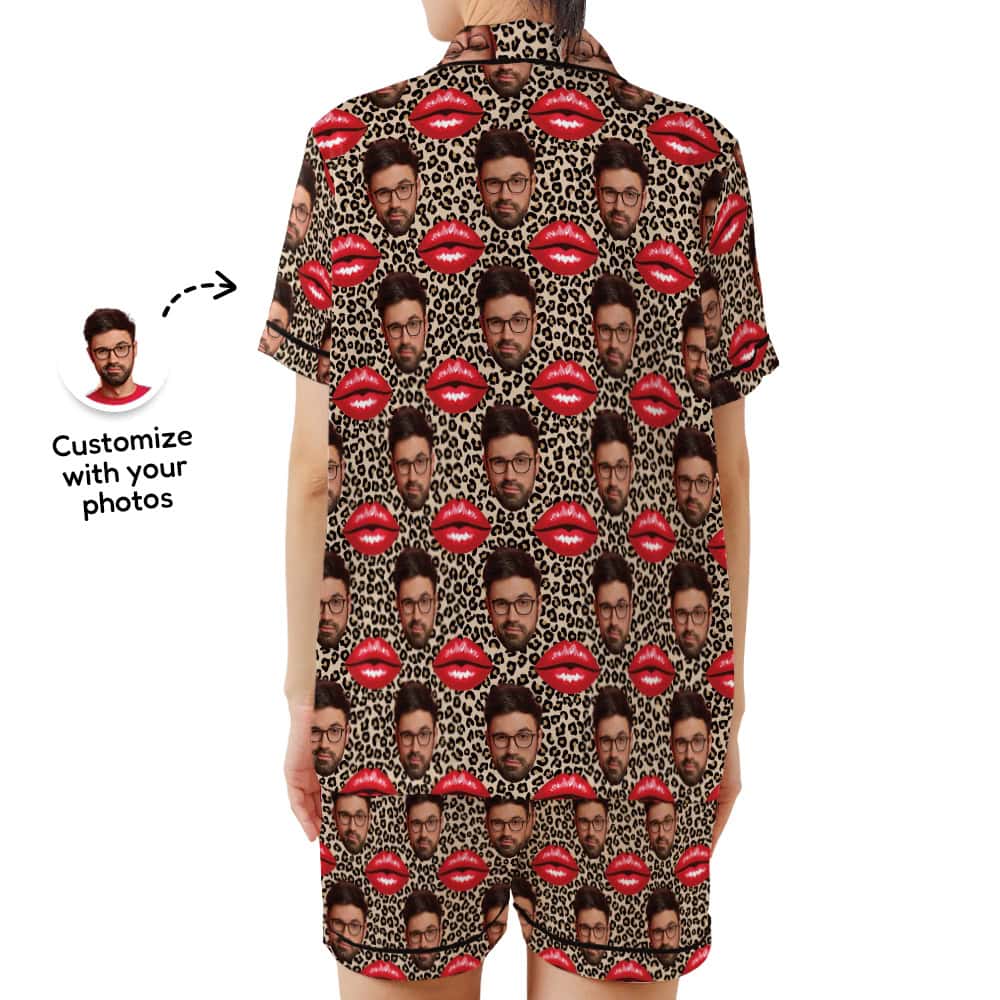 Animal Print Photo Pajamas back