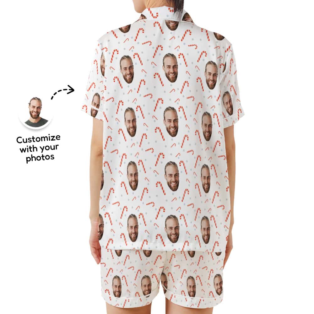 Candy Cane Sleepwear back