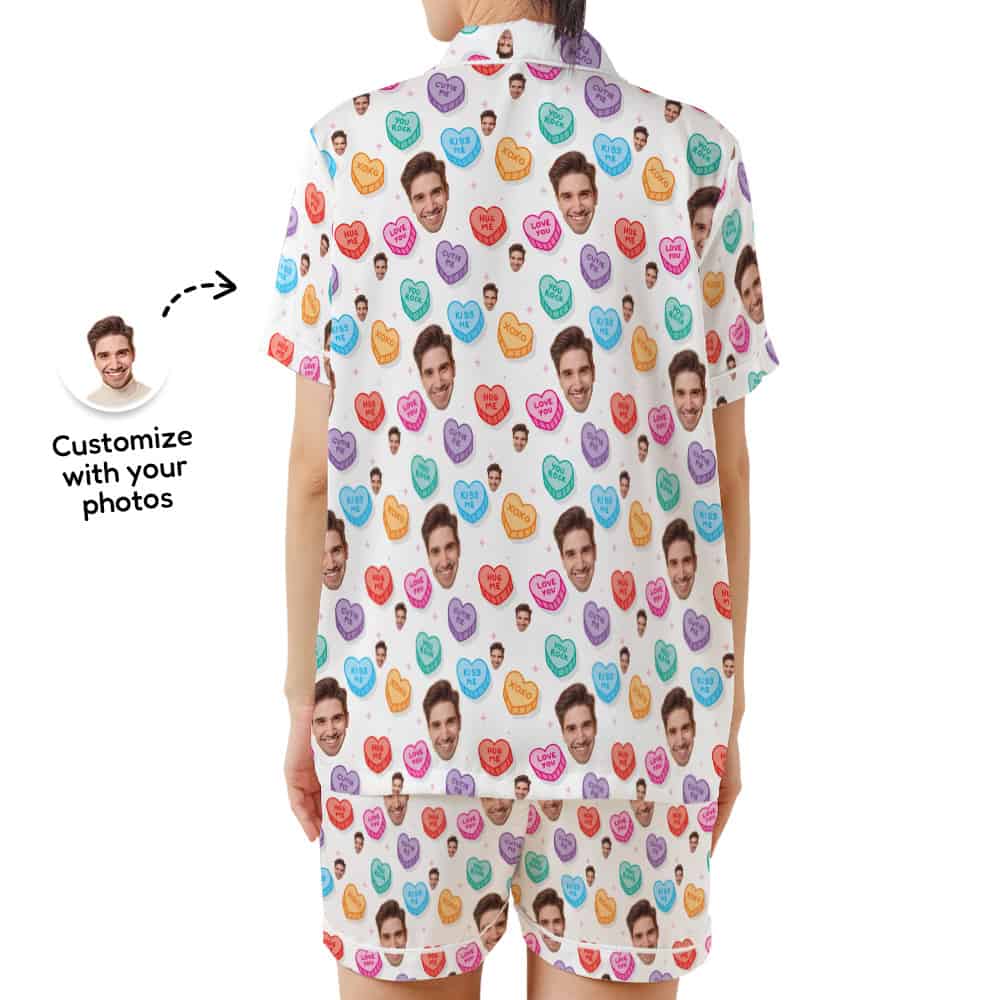 Couples Valentine Sleepwear back