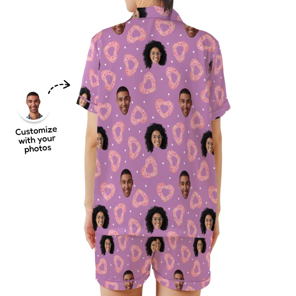 Custom Donut Pajamas back