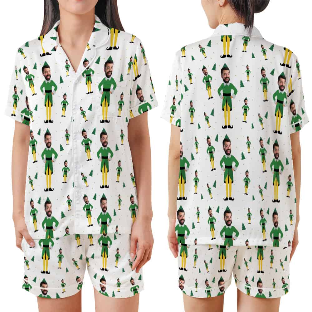 Custom Elf Pajamas set