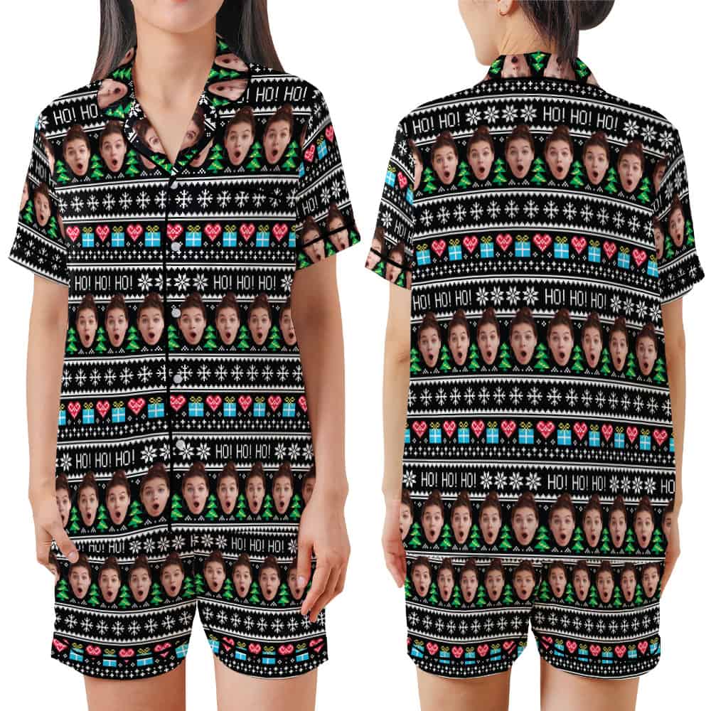 Custom Face Christmas Pajamas set