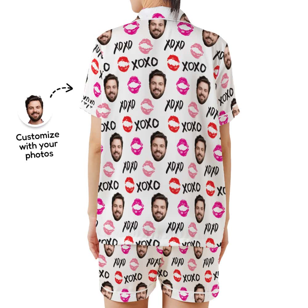 Custom Valentine Pajamas back