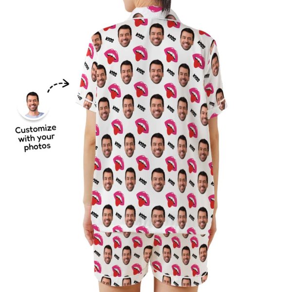 Kiss Print Pajamas back