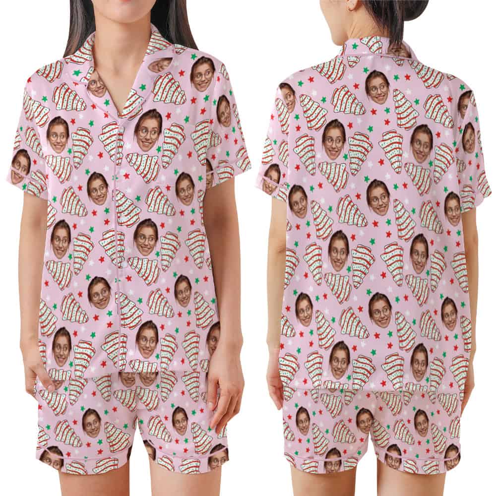 Little Debbie Christmas Tree Pajamas set