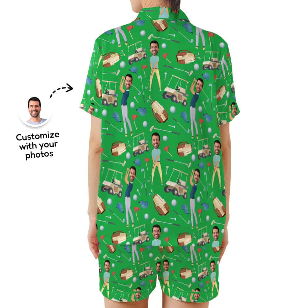 Personalized Golf Pajamas back