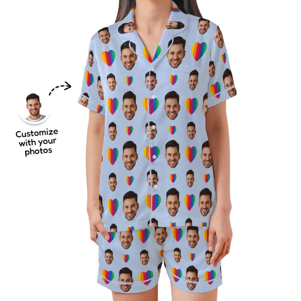 Rainbow Heart Pajamas