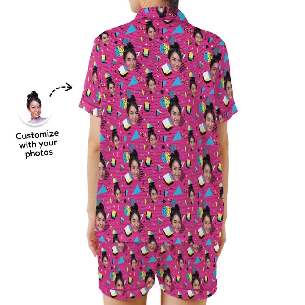 Retro Neon Pajamas back