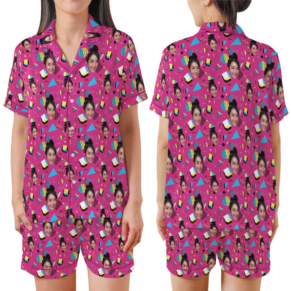 Retro Neon Pajamas set
