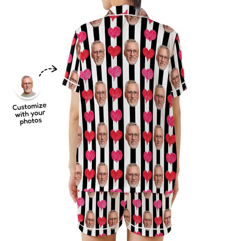 Romantic Heart Pajamas back