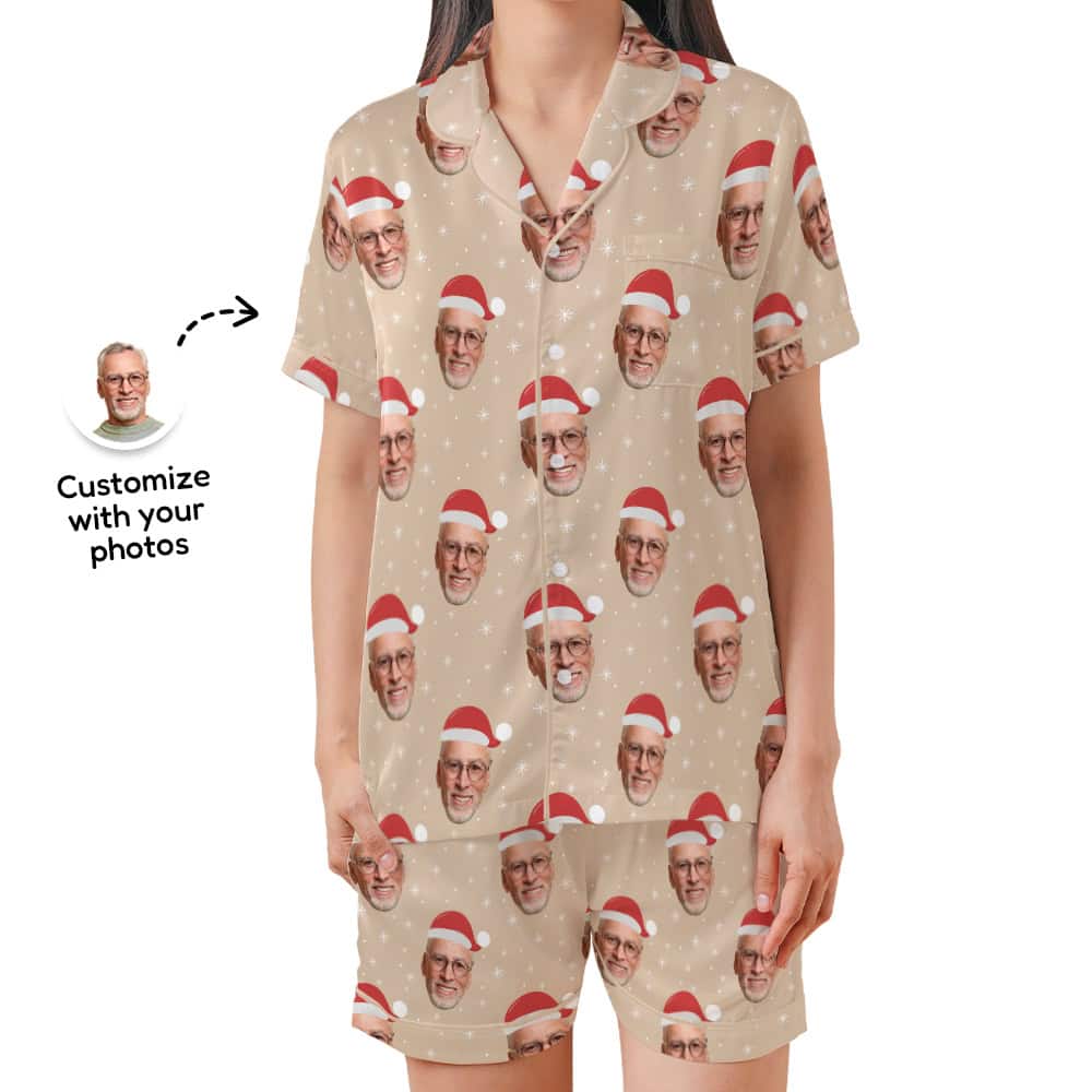 Santa Hat Photo Pajamas