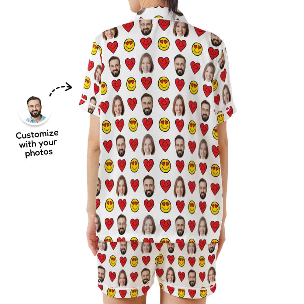 Smiley Face Pajamas back