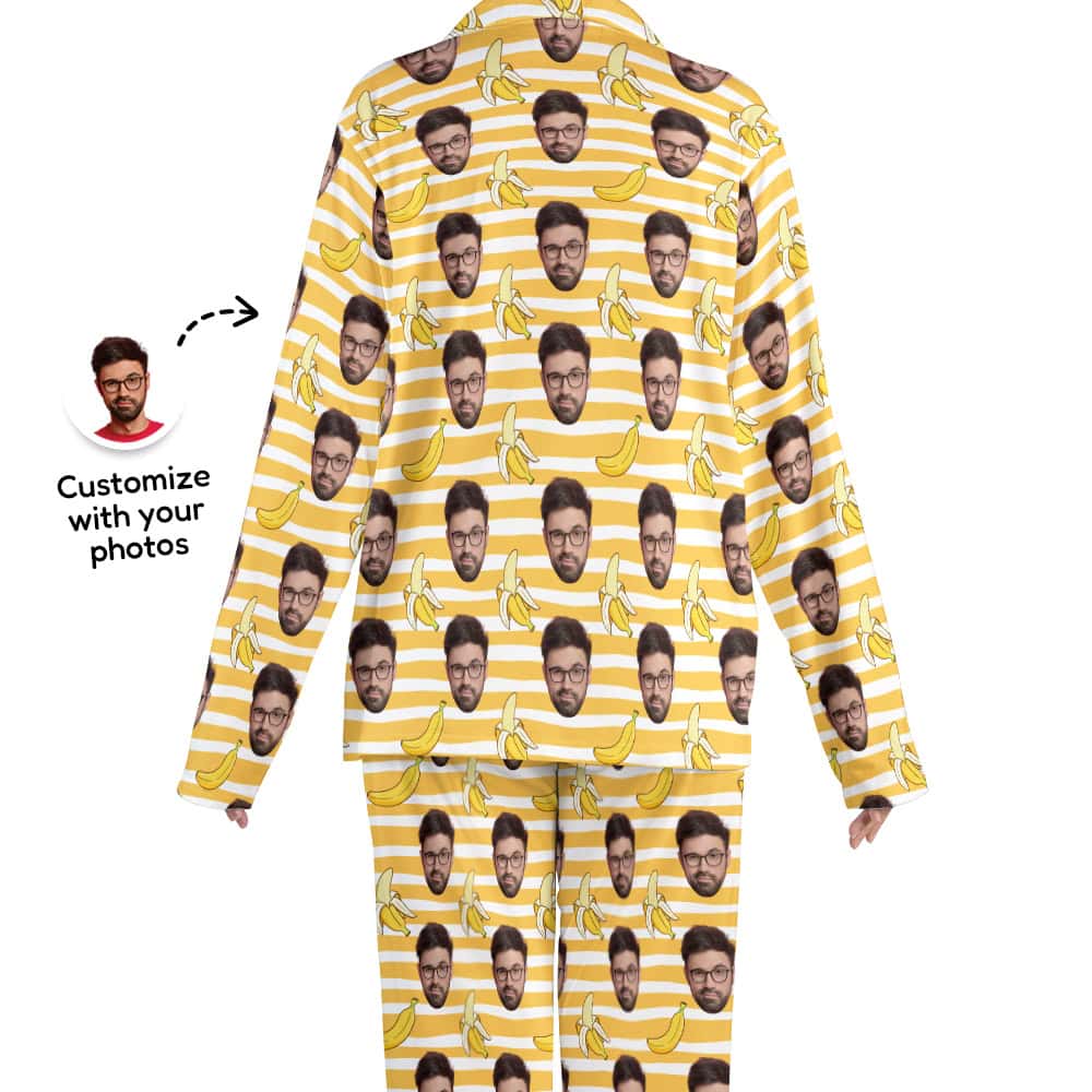 banana pajamas back