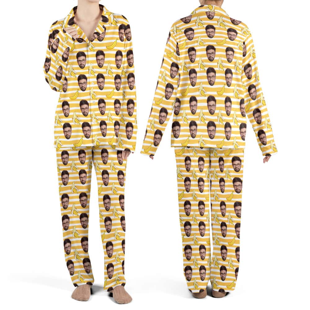 banana pajamas set