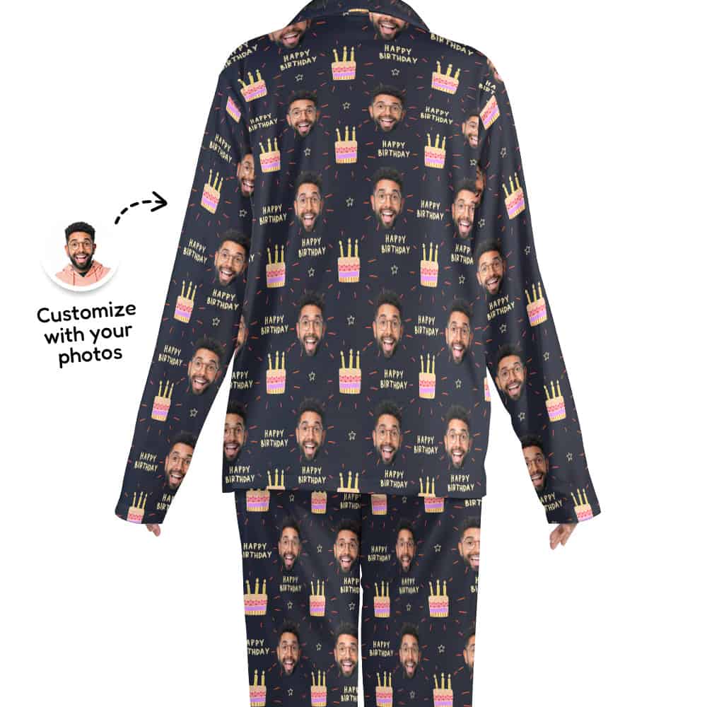birthday cake pajamas back