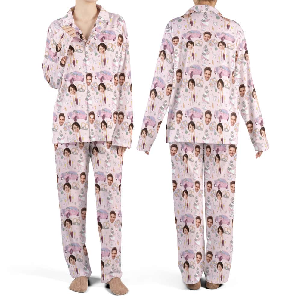 bride pajamas set