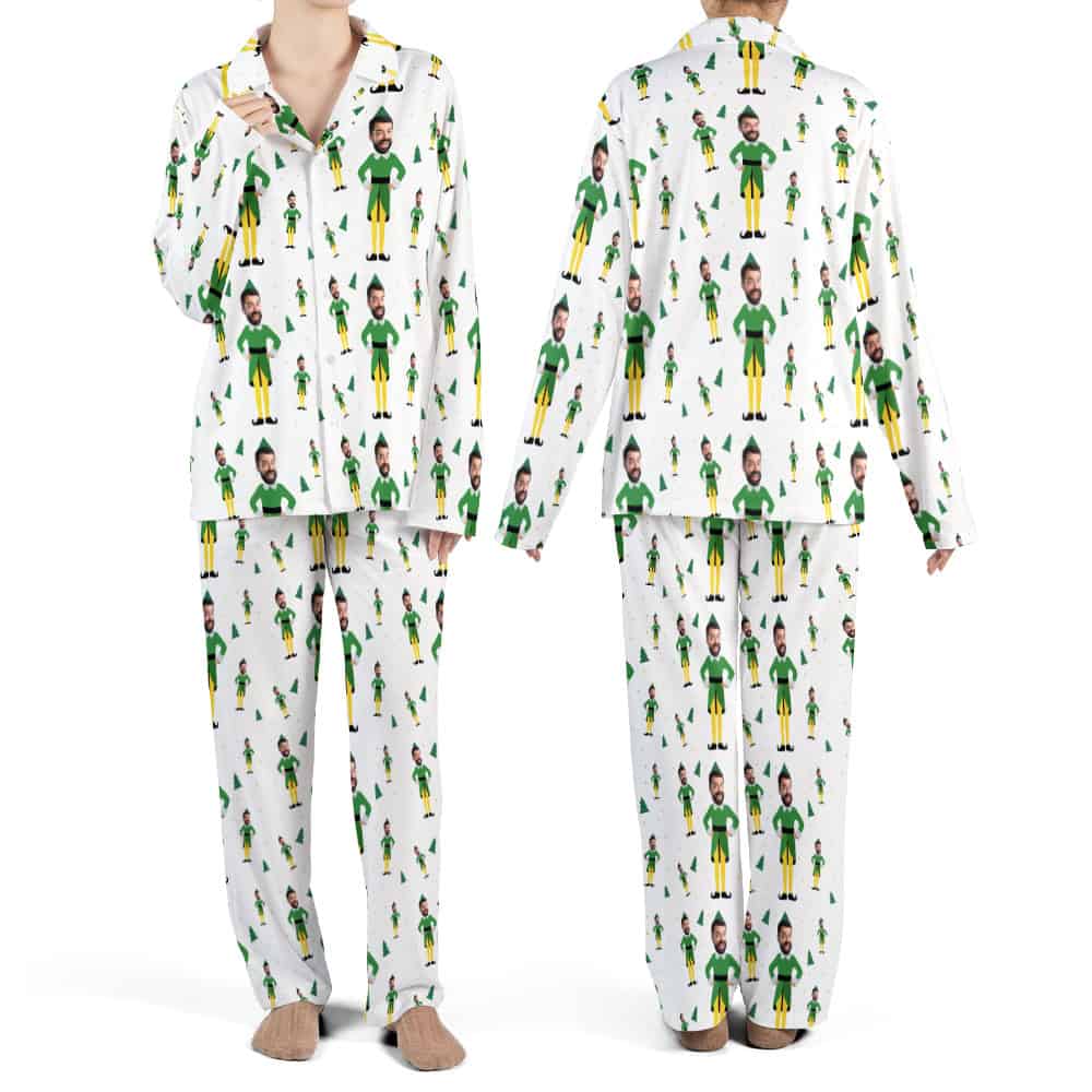 buddy the elf pajamas set