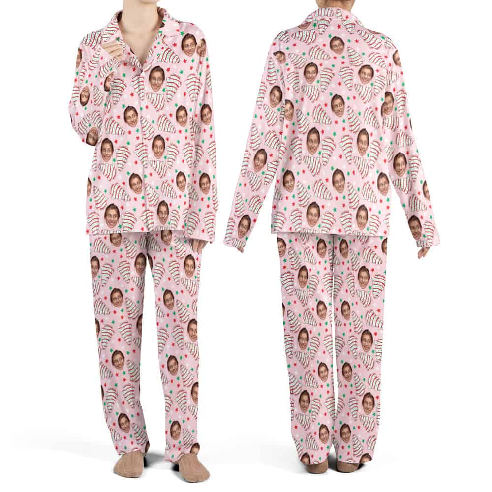 christmas tree cake pajamas set