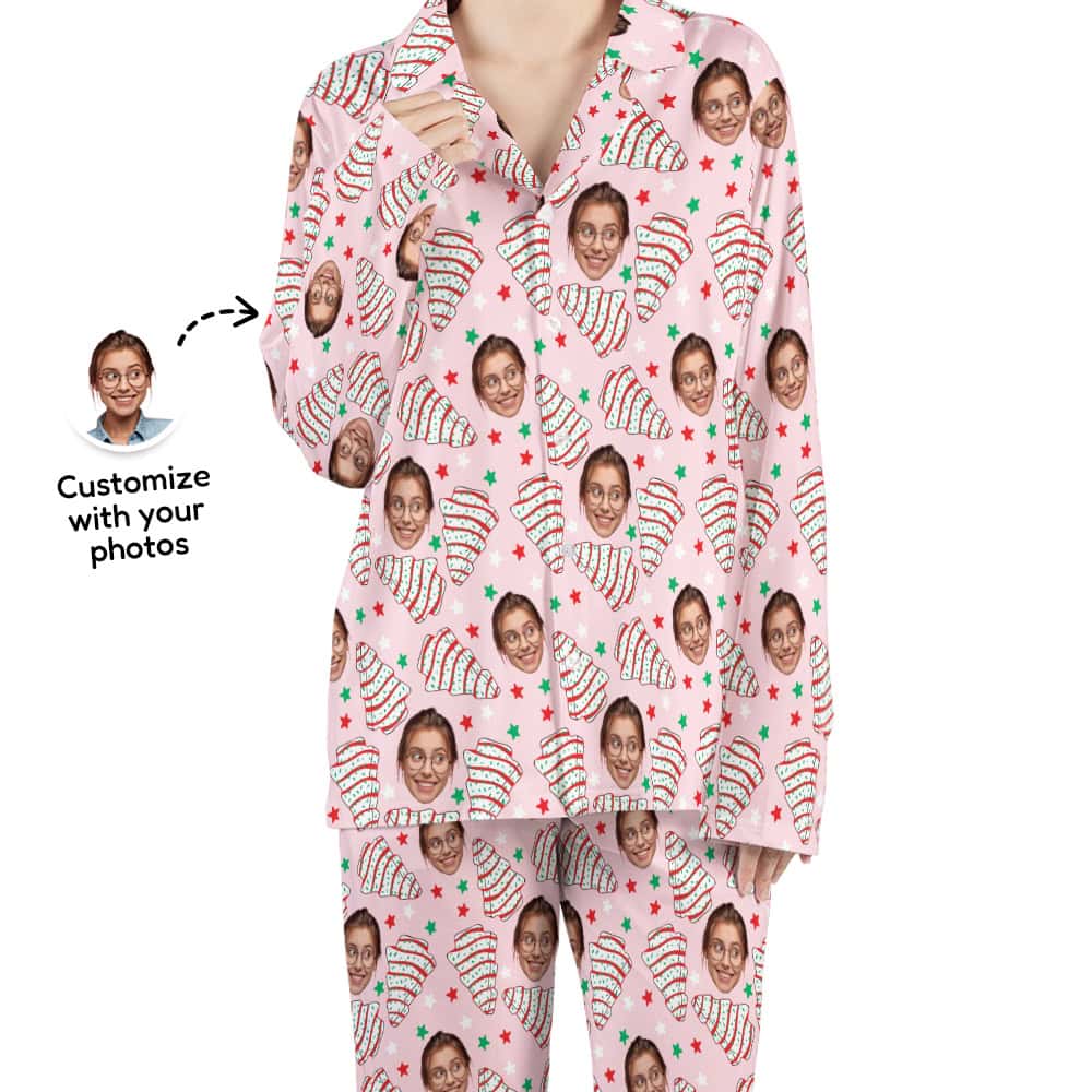 christmas tree cake pajamas