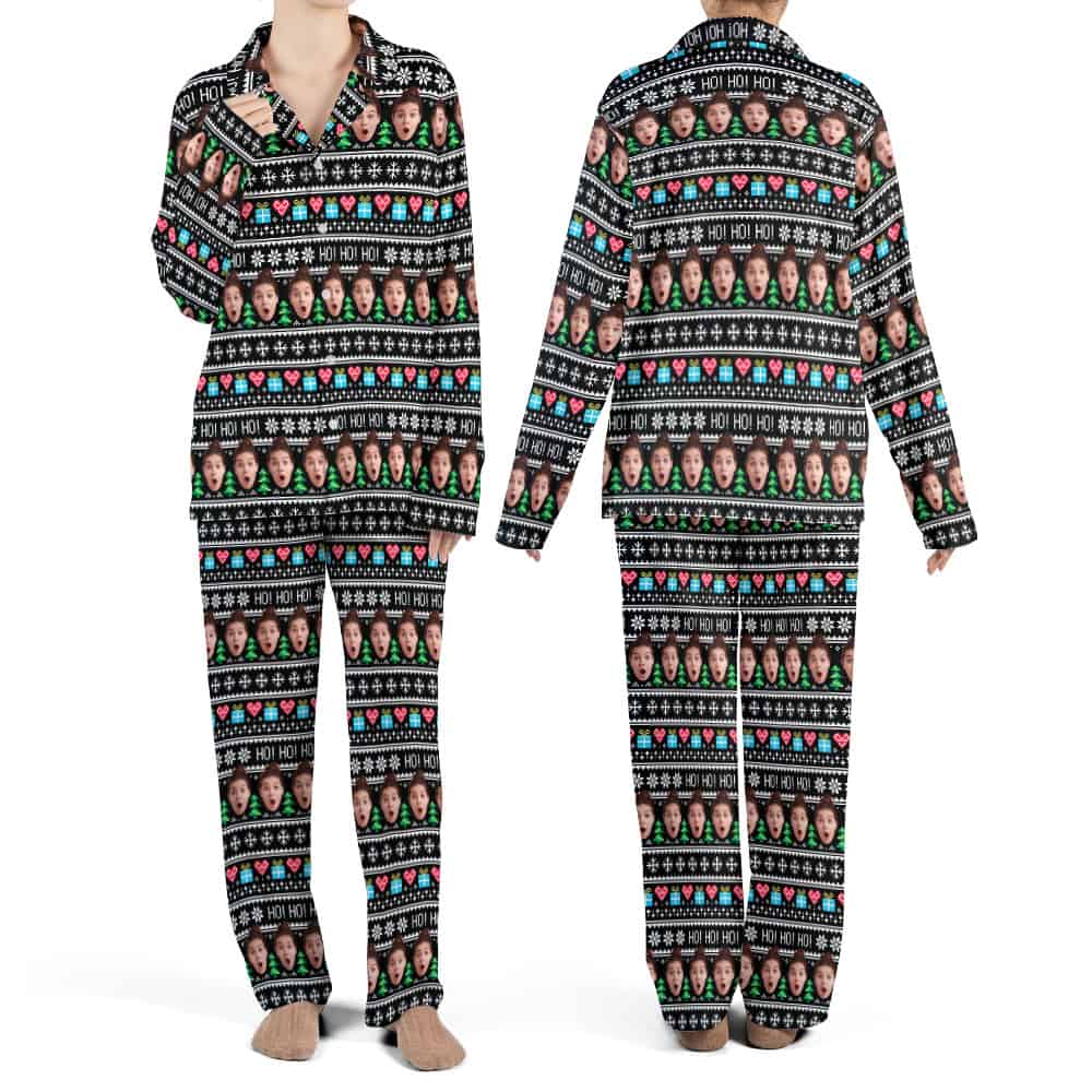 customized christmas pajamas set