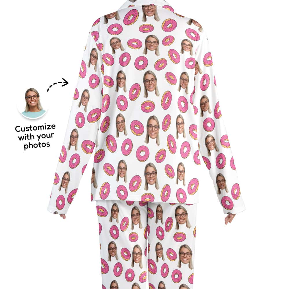 donut pajamas back