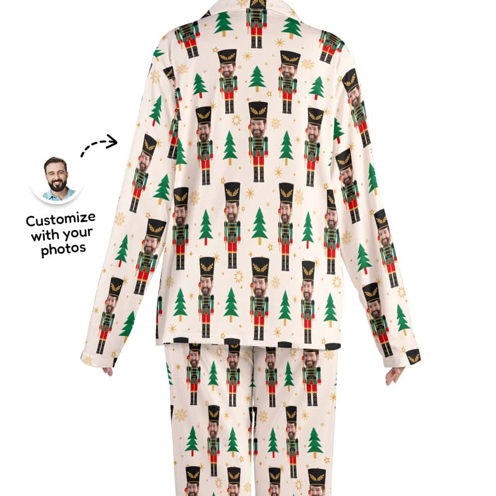 funny family christmas pajamas back