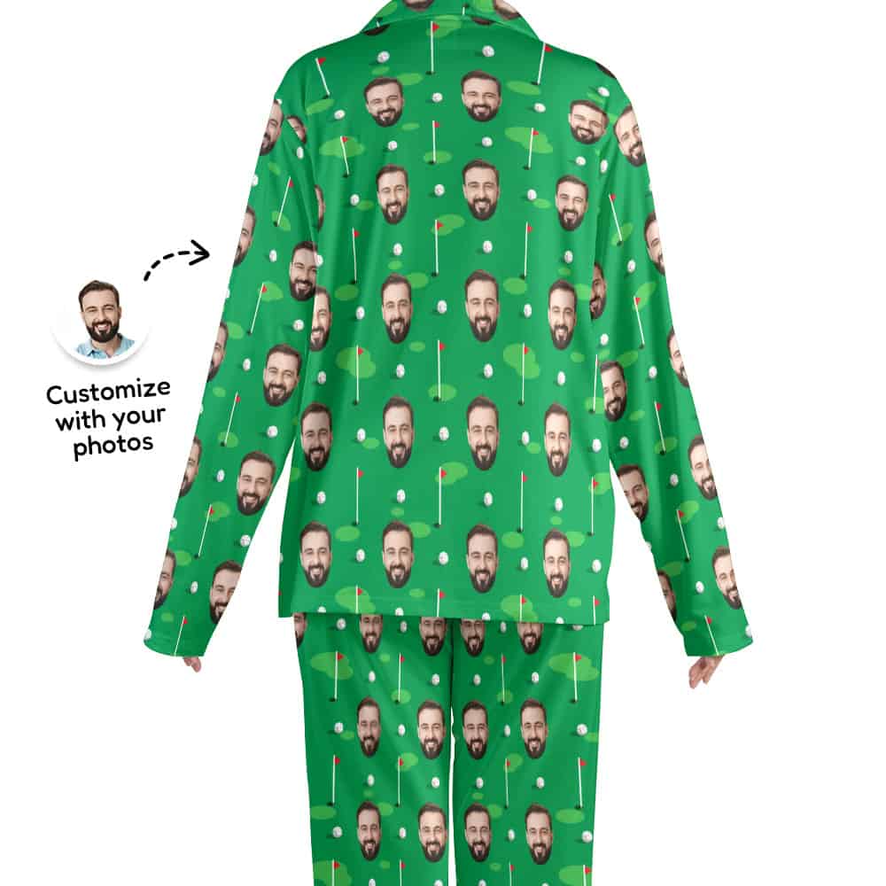 golf pajamas for men back