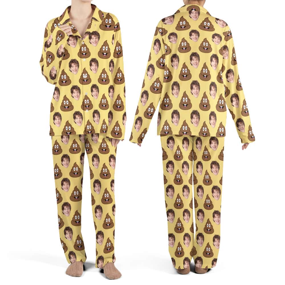 poop pajamas set