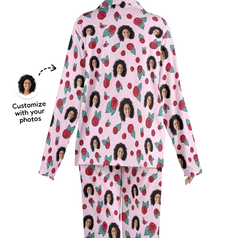 rose pajamas back