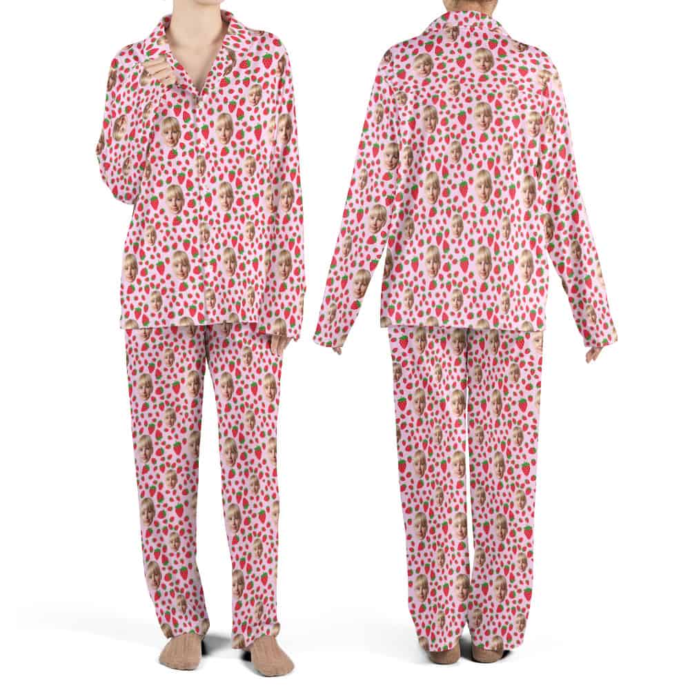 strawberry pajamas set