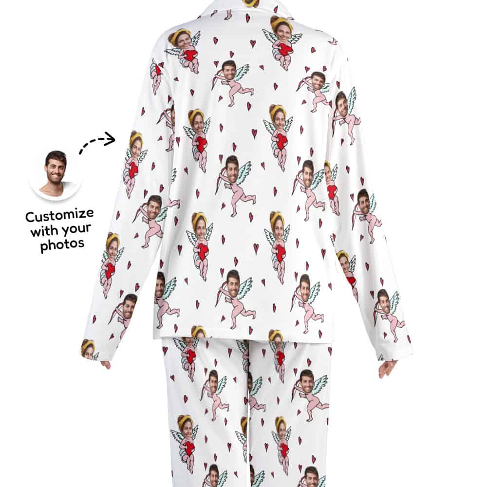 valentine pajamas women back