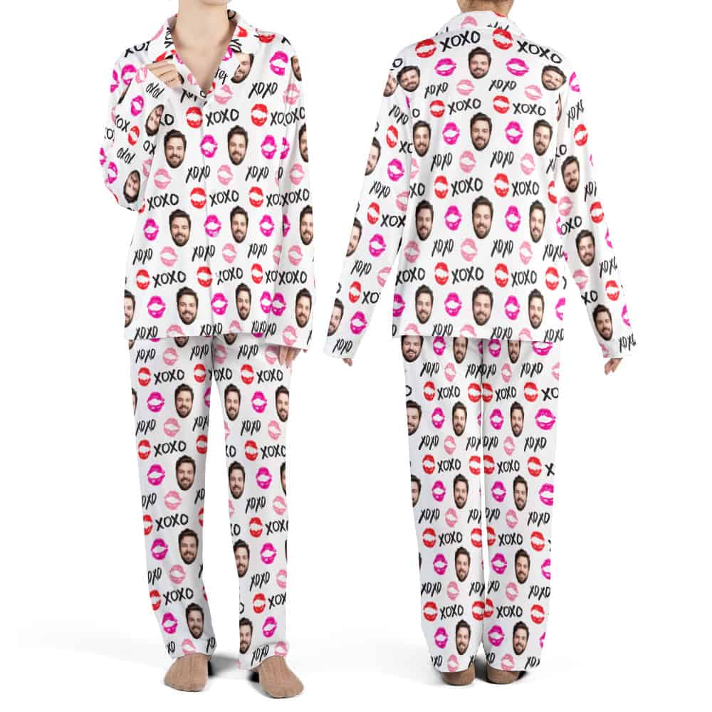 valentines pajamas women set