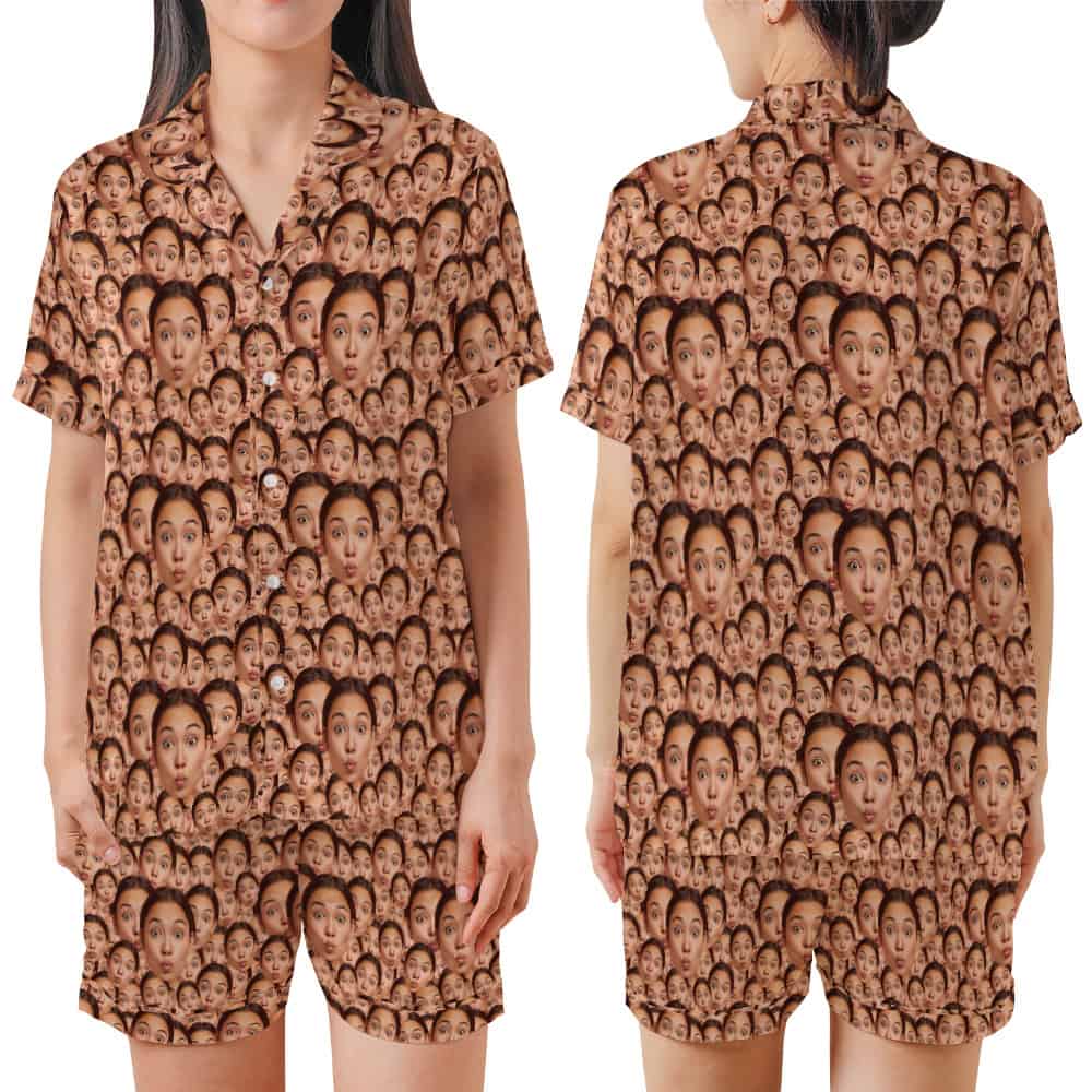 Face Print Pajamas set