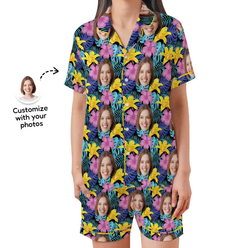 Hawaiian Print Pajamas