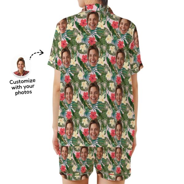 Tropical Floral Pajamas back