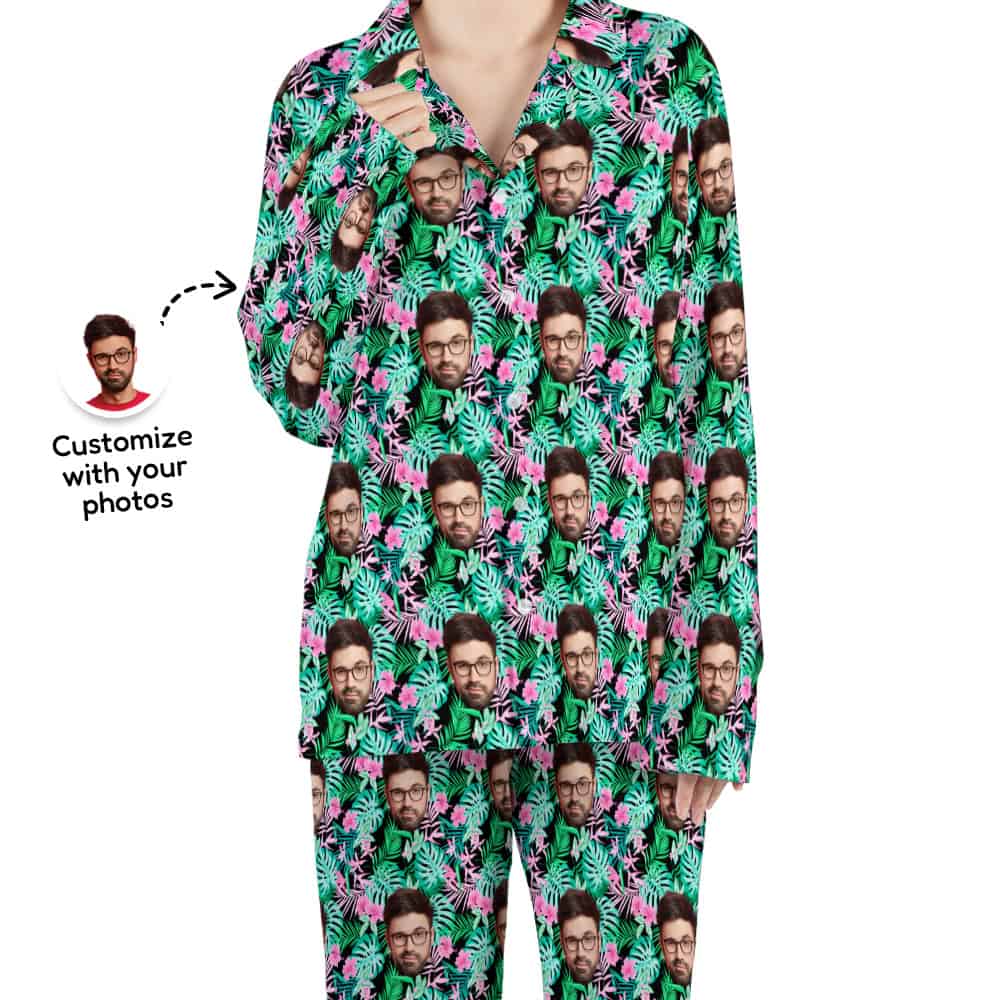 Tropical Print Pajamas