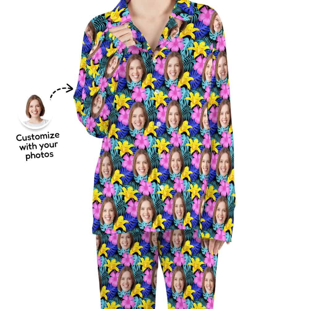 flower pajamas