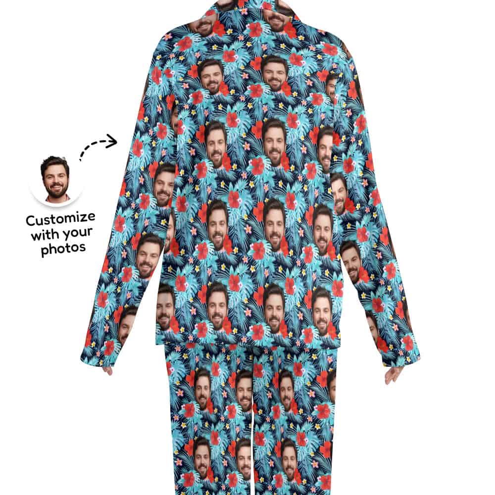 hibiscus pajamas back