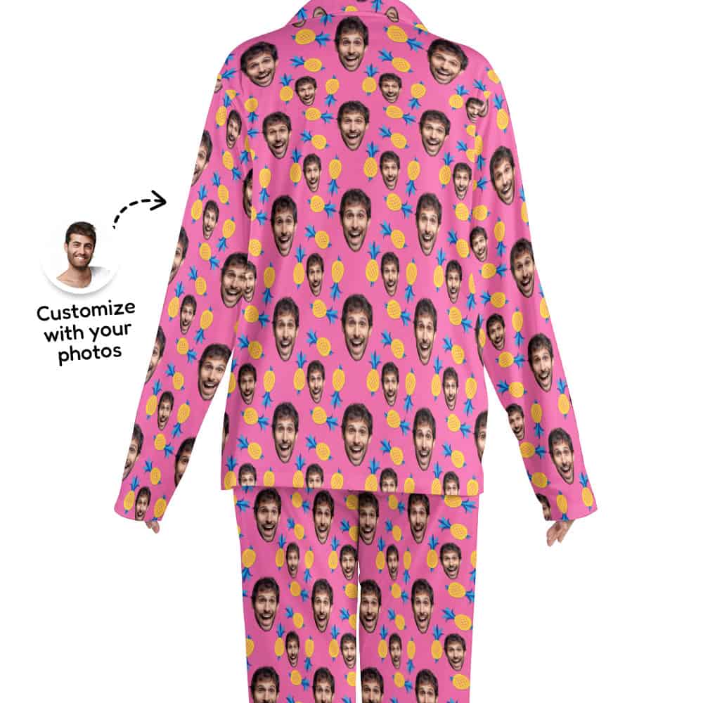 pineapple pajamas set back